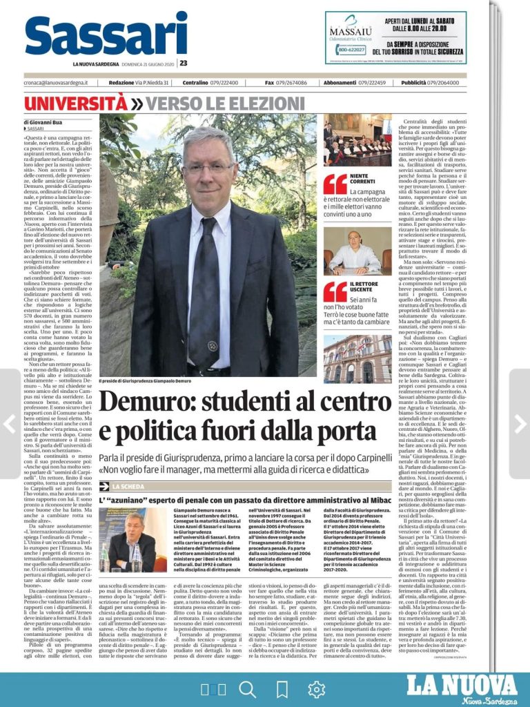 Università verso le elezioni